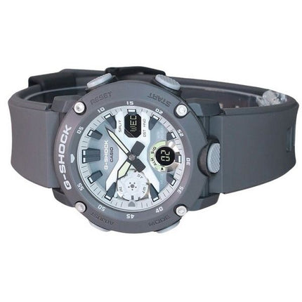 Casio G-Shock Hidden Glow Series Analog Digital Resin Strap Grey Dial Quartz GA-2000HD-8A 200M Men's Watch