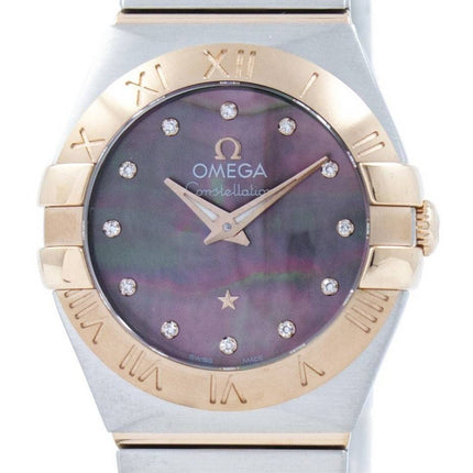 Omega Constellation Tahiti Quartz Diamond Accent 123.20.24.60.57.005 Women's Watch