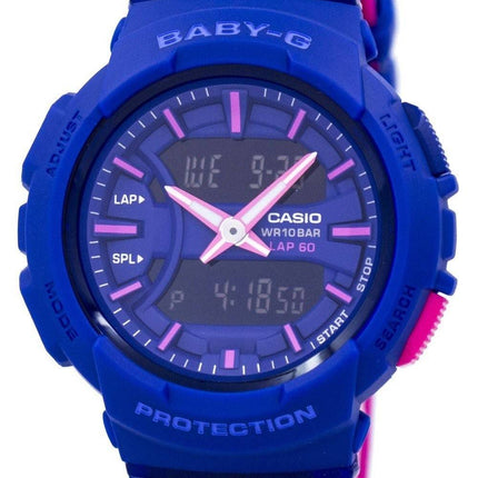 Casio Baby-G Shock Resistant Dual Time Analog Digital BGA-240L-2A1 Women's Watch