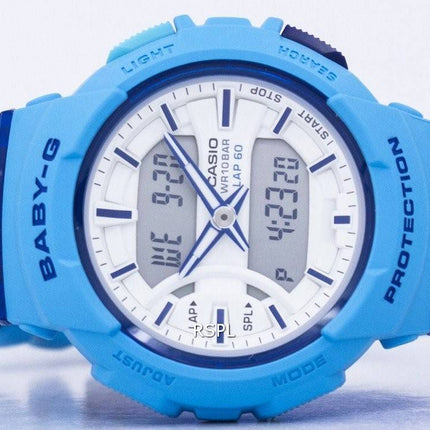 Casio Baby-G Shock Resistant Dual Time Analog Digital BGA-240L-2A2 Women's Watch