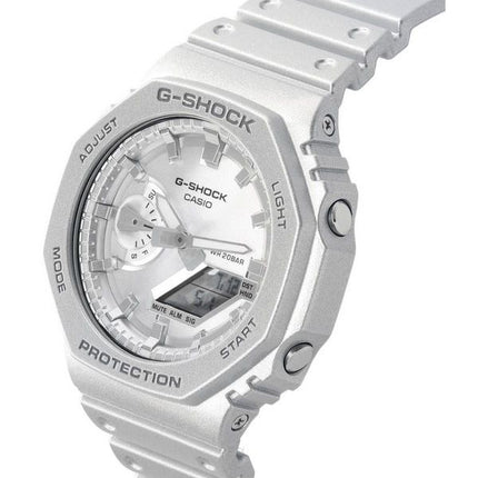 Casio G-Shock Analog Digital Retrofuture Series Metallic Silver Quartz GA-2100FF-8A 200M Men's Watch