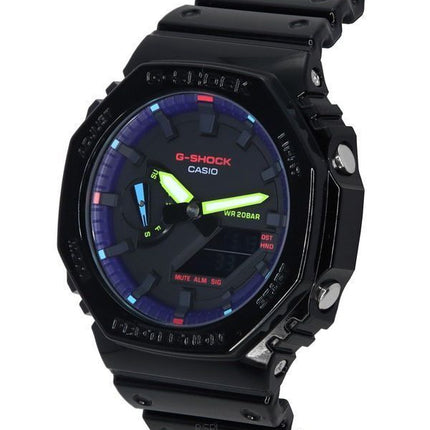 Casio G-Shock Quartz Sports GA-2100RGB-1A GA2100RGB-1 Men's Watch