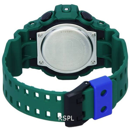 Casio G-Shock Popular Spirited Colours Green Analog Digital Quartz GA-700SC-3A GA700SC-3 200M Mens Watch