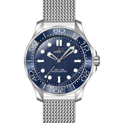 Invicta Pro Diver Stainless Steel Blue Dial Quartz 45981 Men's Watch