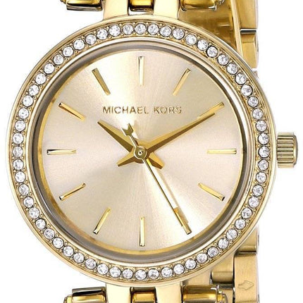Michael Kors Mini Darci Swarovski Crystals Gold Tone MK3295 Women's Watch