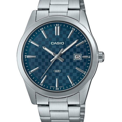 Casio Standard Analog Stainless Steel Blue Dial Quartz MTP-VD03D-2A2 Men's Watch