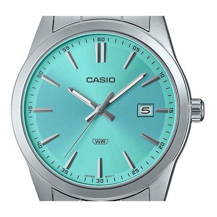 Casio Standard Analog Stainless Steel Mint Blue Dial Quartz MTP-VD03D-2A3 Men's Watch