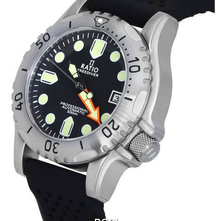 Ratio FreeDiver Professional Sapphire Black Dial Automatic RTF015 500M Men's Watch