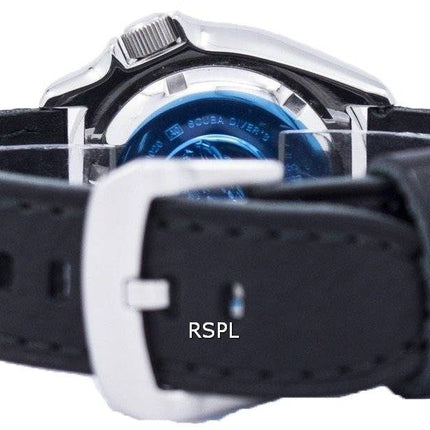 Seiko Automatic Diver's Ratio Black Leather SKX011J1-LS8 200M Men's Watch