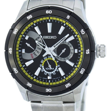 Seiko Retrograde Quartz SNT023 SNT023P1 SNT023P Men's Watch