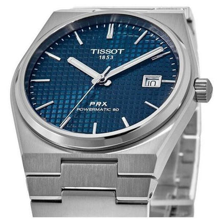 Tissot PRX T-Classic Powermatic 80 Blue Dial Automatic T137.207.11.041.00 100M Unisex Watch