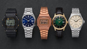 Five watches in a row