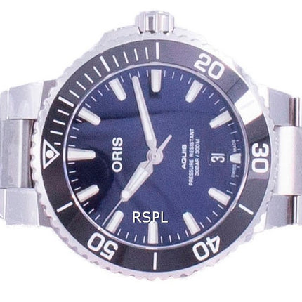 Oris Aquis Date Automatic Diver's 01-733-7732-4135-07-8-21-05PEB 300M Men's Watch