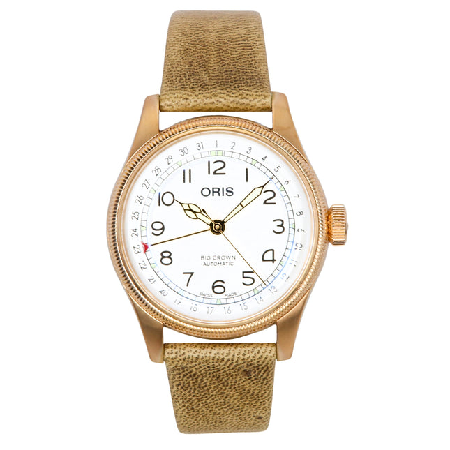 Oris Big Crown Father Time Limited Edition White Dial Automatic 01-754-7741-3161-Set Men's Watch With Extra Bracelet