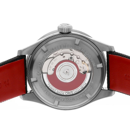 Oris Big Crown ProPilo GMT Fabric Strap Red Dial Automatic 01 798 7773 4268-07 3 20 14GLC 100M Men's Watch