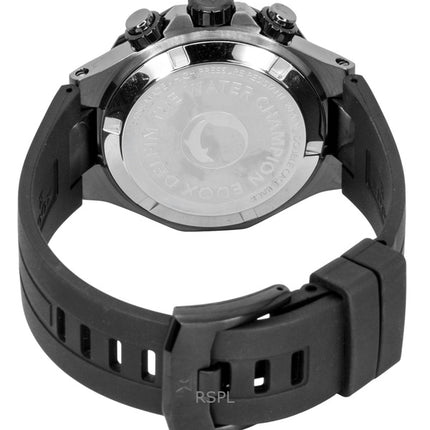 Edox Delfin The Original Chronograph Rubber Strap Silver Dial Quartz Diver's 10112-37GNOCA-ANO 200M Men's Watch