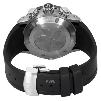 Edox CO-1 Chronograph Rubber Strap Blue Dial Quartz Diver's 10242-TIN-BUIDN 1000M Men's Watch