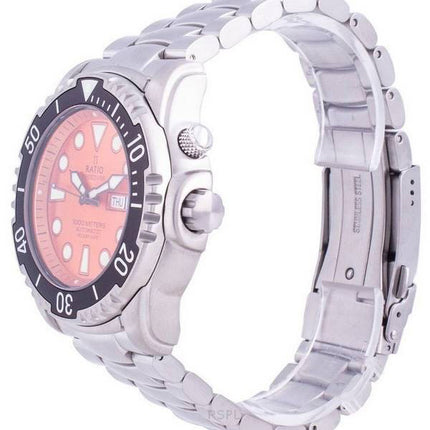 Ratio FreeDiver Helium-Safe 1000M Sapphire Automatic 1068HA96-34VA-ORG Men's Watch
