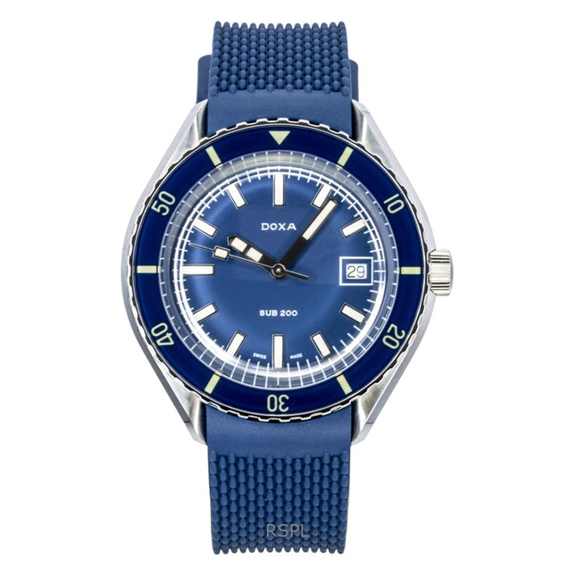 Doxa Sub 200 Caribbean Stainless Steel Blue Dial Automatic Diver's 799.10.201.32 200M Men's Watch