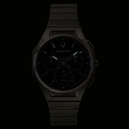 Bulova CURV High Precision 10th Anniversary Edition Chronograph Brown Dial Quartz 96K117 Men's Watch