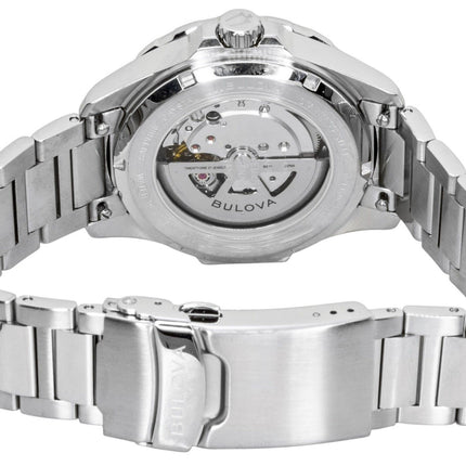 Bulova Marine Star Stainless Steel Red Dial Automatic Diver's 98B472 200M Men's Watch