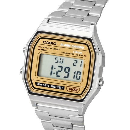 Casio Vintage Digital Stainless Steel Quartz A158WEA-9 Unisex Watch