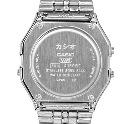 Casio Vintage Digital Stainless Steel Quartz A159WEVJ-7 Unisex Watch