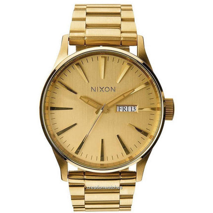 Nixon Sentry SS All Gold A356-502-00 Mens Watch