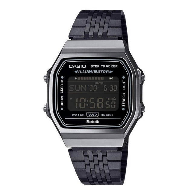Casio Vintage Digital Smartphone Link Stainless Steel Quartz ABL-100WEGG-1B Unisex Watch