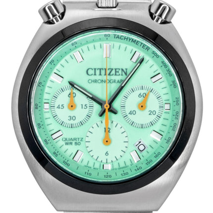 Citizen Tsuno Bullhead Chronograph Stainless Steel Green Dial Quartz AN3660-73X Men's Watch