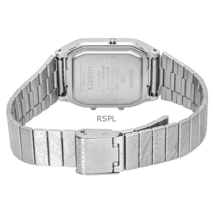Casio Vintage Liberty Analog Digital Silver Dial Quartz AQ-230ELT-7A Unisex Watch