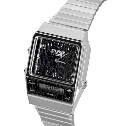Casio Vintage Analog Digital Stranger Things Black Dial Quartz AQ-800EST-1A Unisex Watch
