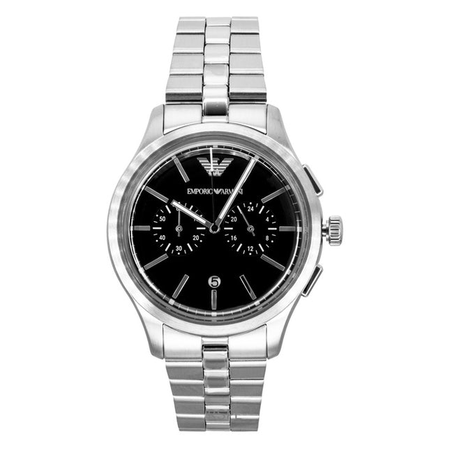 Emporio Armani Chronograph Stainless Steel Black Dial Quartz AR11691 Men's Watch
