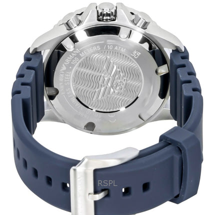 Emporio Armani World Explorer Chronograph Silicone Strap Blue Dial Solar AR11696 100M Men's Watch