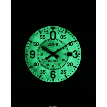AVI-8 Spitfire Smith Oxidized Bronze Brown Leather Strap Grey Luminous Dial Automatic AV-4090-07 Men's Watch