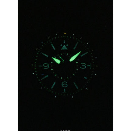 AVI-8 Flyboy Airmaster GMT Cockpit Blue Leather Strap Blue Dial Automatic AV-4128-04 Men's Watch