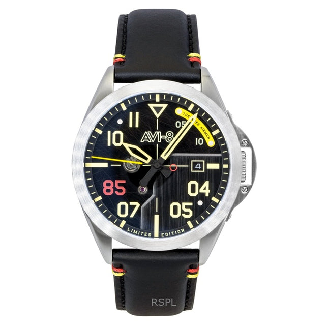 AVI-8 P-51 Mustang Patriot Automatic Tuskegee Airmen 85th Anniversary Limited Edition Black Dial AV-4148-01 Men's Watch