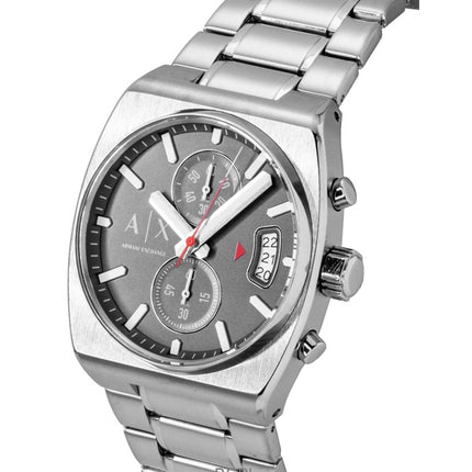 Armani Exchange Oliver Chronograph Stainless Steel Grey Dial Quartz AX2820 Men's Watch