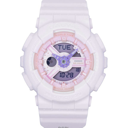 Casio Baby-G Analog Digital Resin Strap Pink Dial Quartz BA-110AH-4A 100M Women's Watch