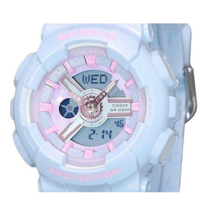Casio Baby-G Analog Digital Resin Strap Multicolor Dial Quartz BA-110FH-2A 100M Women's Watch