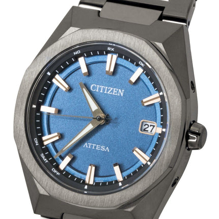 Citizen Attesa ACT Line Super Titanium Blue Dial Eco-Drive CB3045-61L 100M Men's Watch