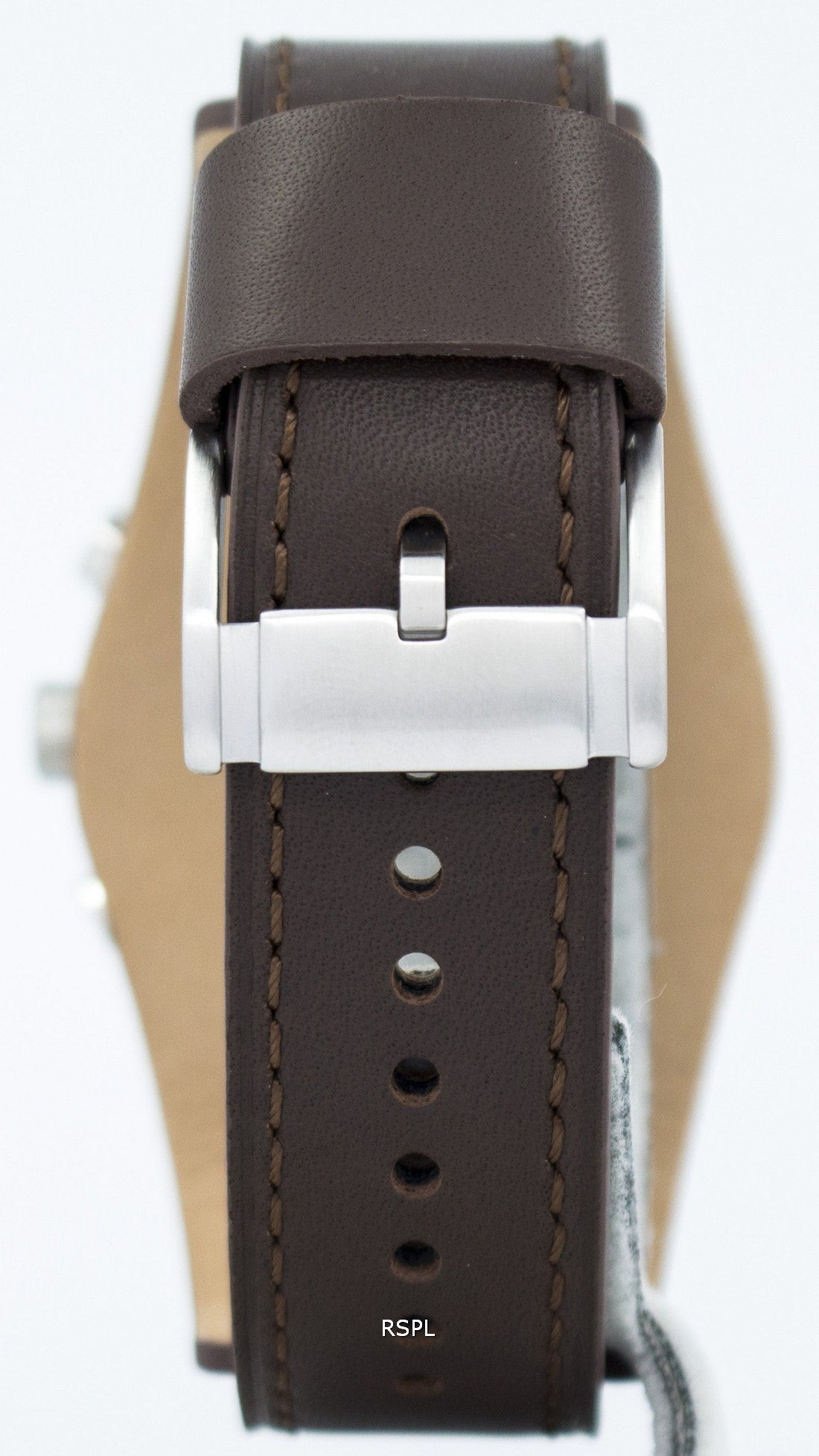 Fossil Ch2565 Chain Strap Fossil Cuff Chronograph Tan Leather