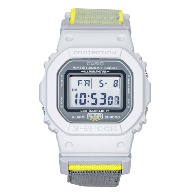 Casio G-Shock Textile Strap Digital Quartz DW-5600MNC-7A8 200M Men's Watch