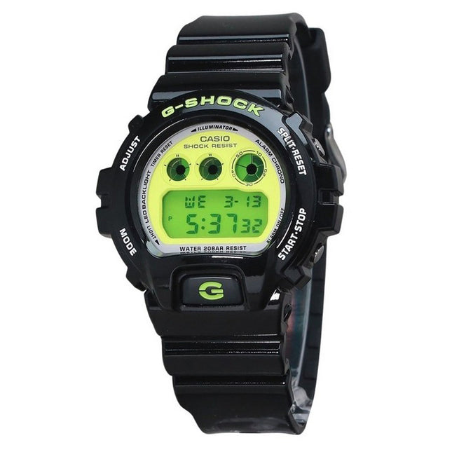 Casio G-Shock Digital Black Bio Based Resin Strap Quartz DW-6900RCS-1 200M Men's Watch