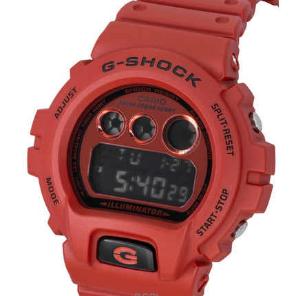 Casio G-Shock Digital Red Bio-Based Resin Strap Quartz DW-6900RRB-4 200M Men's Watch