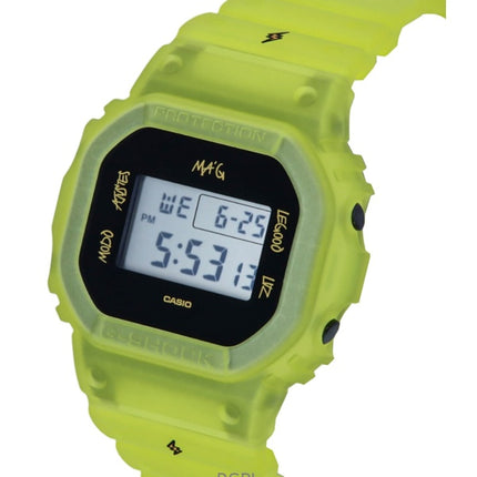 Casio G-Shock Digital J Balvin Resin Strap Quartz DWE-5600JB-1A9 200M Men's Watch