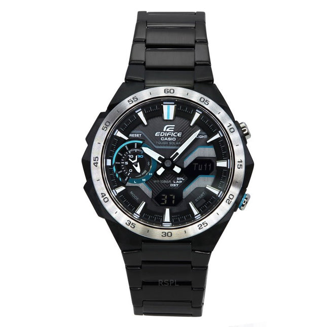 Casio Edifice Windflow Analog Digital Smartphone Link Black Dial Solar ECB-2200DD-1A 100M Men's Watch
