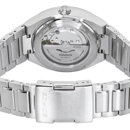 Casio Edifice Analog Stainless Steel Electroformed Textured Blue Dial Automatic EFK-200D-2A 100M Men's Watch