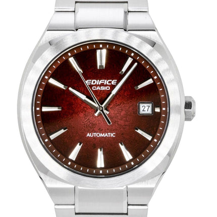Casio Edifice Analog Stainless Steel Red Dial Automatic EFK-200D-4A 100M Men's Watch