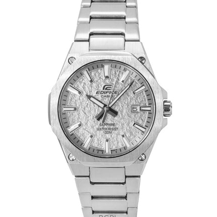 Casio Edifice Analog Stainless Steel Silver Dial Quartz EFR-S108DE-8AV 100M Men's Watch